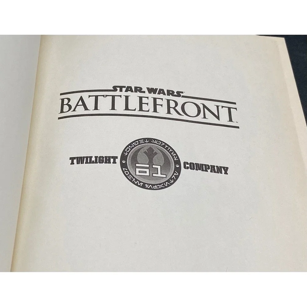 Star Wars Battlefront Twilight Company Hardcover Book & Zak Designs Heart Glass‎